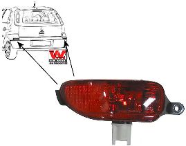 VAN WEZEL 3777927 -  задние противотуманные фонари
